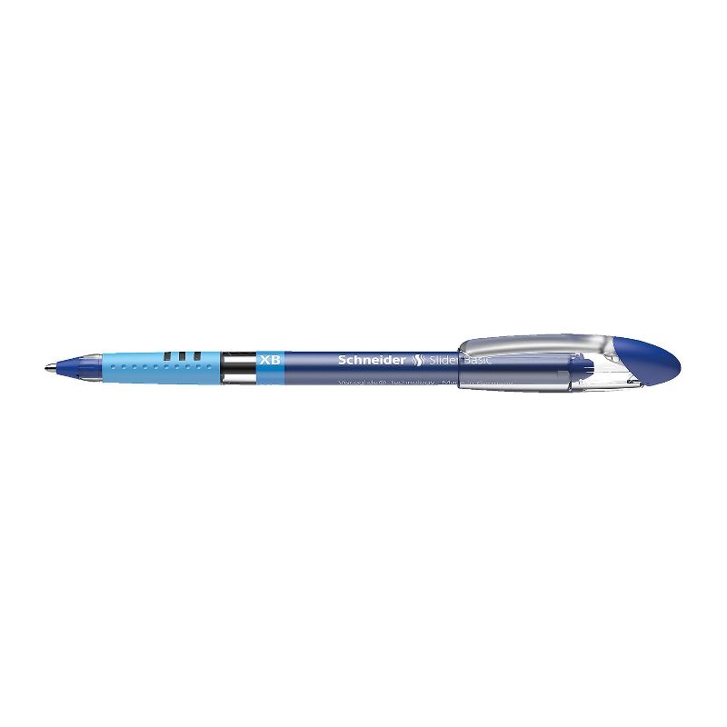 Schneider Slider Basic XB (Extra Broad) Ballpoint Pen Box of 10 Pens Blue (151203), 4 of 8
