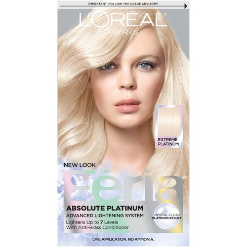 L Oreal Paris Feria Absolute Platinum Advanced Lightening System