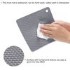 Unique Bargains Silicone Heat Resistant Multi-purpose Trivet Mat 4 Pcs - 4 of 4