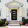 36 x 80 Fiberglass Entry Door with Brickmould, Frosted Glass - Contemporary Style for Home's Front Entrance - 2 of 4