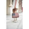 MKF Collection Nevaeh Vegan Leather patriotic pattern Women’s Shoulder Bag by Mia K - Burgundy - 4 of 4