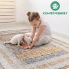 LunaLulinlk 8X10 Cream/Ivory /Medallion Non-Shedding Stylish and Stain Resistant Area Rug - 4 of 4