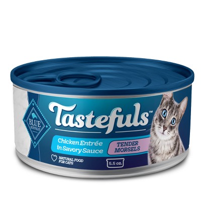 Blue Buffalo Tastefuls Natural Tender Morsels Wet Cat Food with Chicken Entrée - 5.5oz