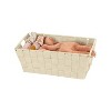 Simplify Small 6.5" Woven Strap Storage Bin Ivory - 3 of 4