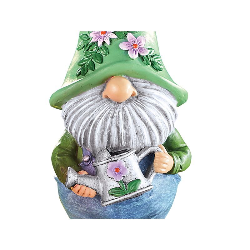 Collections Etc Whimsical Decorative Outdoor Garden Gnome Statues, 3 of 4