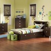 Vtec Trading Black 3-Drawer Bookcase Headboard Kid'S Bed - 2 of 3