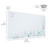 ECR4Kids MessageStor Magnetic Dry-Erase Glass Board with Magnets8in x 36in - 2 of 4