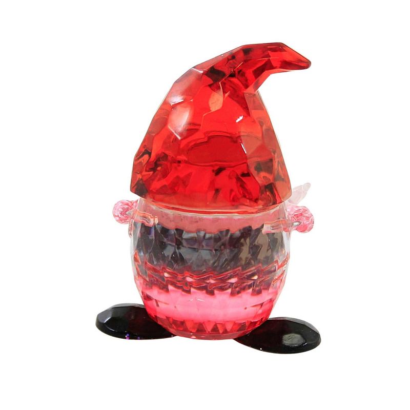 Crystal Expressions 2.25 In Love Gnome Love Faceted Heart Valentines Gnome Figurines, 3 of 4