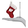 Old World Christmas Blown Glass Ornament for Christmas Tree, University of Wisconsin Stocking - 3 of 3