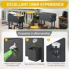 Karl Home 80 QT Dary Gray Patio Cooler Cart - 2 of 4