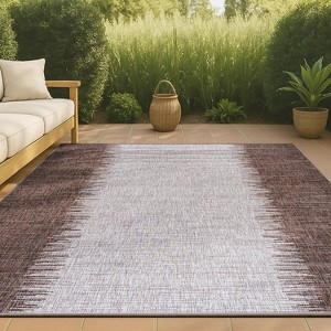 Tavira Modern Strie' Indoor/Outdoor Runner Rug - JONATHAN Y - 1 of 4