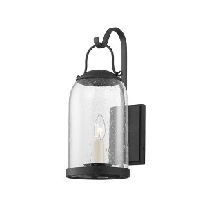 Troy Lighting Napa County 1 - Light Wall Light in  French Iron Clear Seeded Shade - 1 of 1