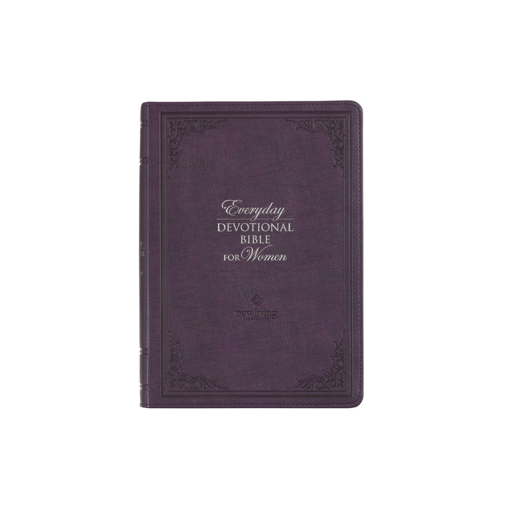 Devotional Bible NLT for Women (Faux Leather, Purple) - (Leather Bound)