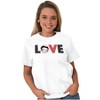 Betty Boop Cartoon Polka Dots Love Womens Graphic T Shirt Tees Brisco Brands - 3 of 4