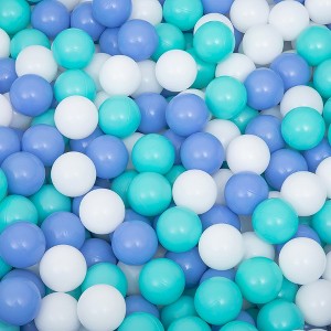 Whisen Ball Pit Balls 500 Count for Kids, Colorful Phthalate Free BPA Free, Safe, Crushproof, Lightweight, Gift for Kids - 1 of 4