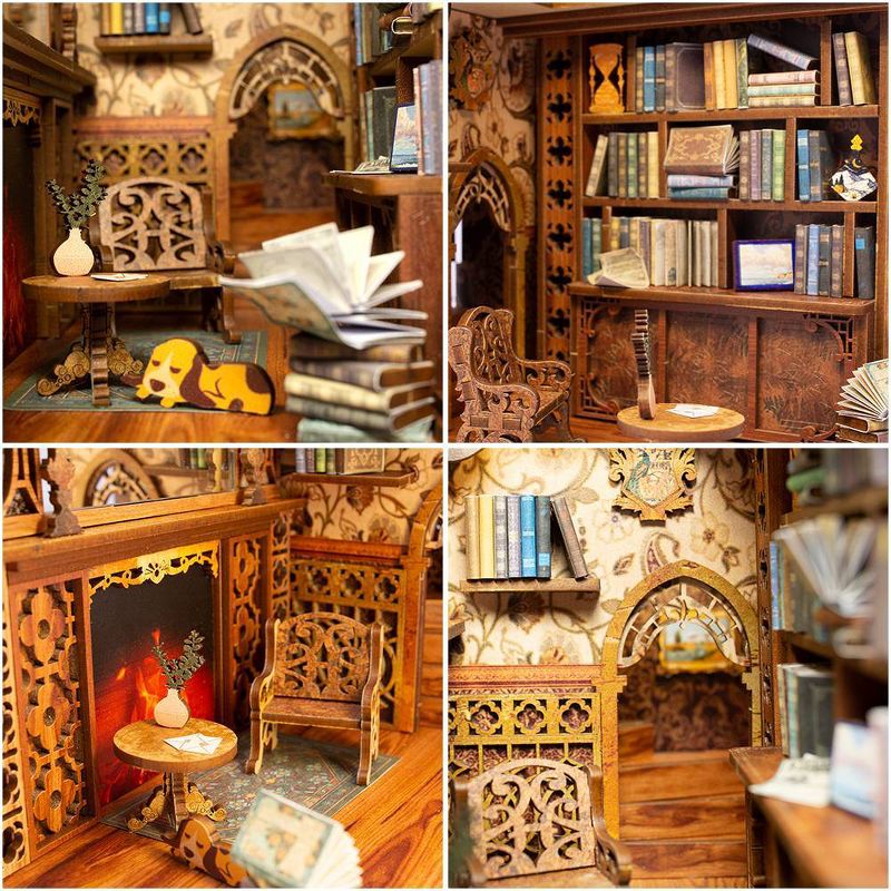Hand Craft DIY Bookend Puzzle Eternal Bookstore, 5 of 7