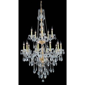 Elegant Lighting Verona 15 - Light Chandelier in  Gold - 1 of 1