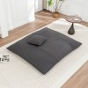 Bean Bag Lounger Modern with Removable Cover for Living Room 61in Wide-3irtyhousy - 3 of 4