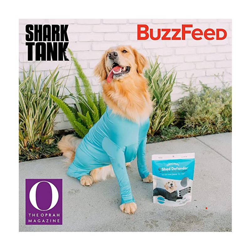 Shed Defender Original Dog Onesie - Contains Shedding, Reduces Anxiety, Post-Surgery Recovery Suit, 2 of 7