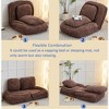 Angel Sar Adjustable Human Dog Bed for Adults, 5 Position Foldable Human Size Dog Bed, Extra Large Cloud Beds for Living Room & Bedroom, Brown - 4 of 4