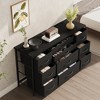 55" TV Stand with 10 Fabric Drawers & Charging Station, Storage Dresser for Bedroom/Living Room, 47.2" Wide Media Console - 4 of 4