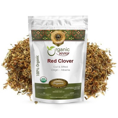 Organic Red Clover Cut & Sifted 4 Oz