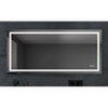 Vynxaria Contemporary LED Bathroom Mirror, Anti-Fog, 5mm Tempered Glass,60" x 28"inch - 4 of 4