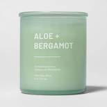 Glass Jar Aloe and Bergamot Candle Green - Project 62™