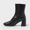Women’s Pippa High Shaft Heeled Boots – A New Day™ Black - 2 of 3