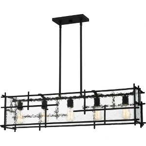Quoizel Lighting Daphne 5 - Light Chandelier in  Matte Black - 1 of 4