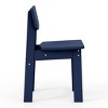 WestinTrends Tiny Terraces Outdoor HDPE Kids Modern Plastic Toddler Dining Chairs (Set of Two) - 4 of 4