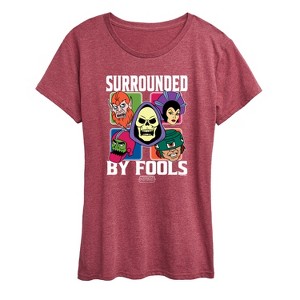 Women's - Masters of the Universe - Skeletor Surrounded By Fools Short Sleeve Graphic T-Shirt - 1 of 4