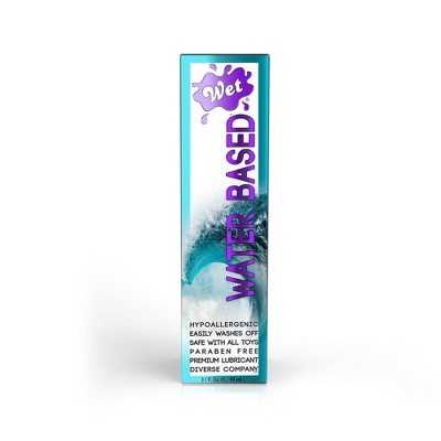 Wet Premium Water Based Liquid Lube - 3.1oz