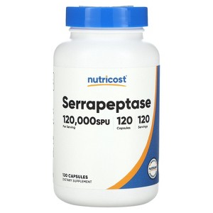 Nutricost Serrapeptase, 120,000 SPU, 120 Capsules - 1 of 2