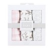 Hudson Baby Infant Girl Cotton Muslin Swaddle Blankets, Enchanted Forest, One Size - 2 of 2
