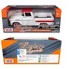 1958 Chevrolet Apache Fleetside Pickup Truck White with Red Top "Timeless Legends" Series 1/24 Diecast Model Car by Motormax - 3 of 3