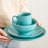 vancasso 16 Piece Light Blue Ceramic Porcelain Dinnerware Tableware Dinner Set with Dinner Plate, Dessert Plate, Bowl, Mug Set - 4 of 4