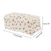 Unique Bargains Floral Print Style Drawstring Makeup Bag 1 Pc - 2 of 4