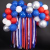 PartyWoo Crepe Paper Streamers Royal Blue Red White Silver 6 Rolls 492 ft 1.8 Inch x 82 Ft Roll - 2 of 4