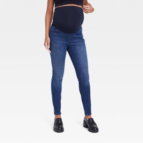 Over Belly Ankle Bootcut Maternity Pants - Isabel Maternity by Ingrid &  Isabel™ Blue 00
