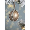 Tramull Set of 4 Glass Christmas Ball Ornaments, 4.7" Hanging Balls for Holiday Tree & Festive Decor - 4 of 4