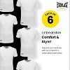 Everlast Men’s 6pc Value Pack Crew Neck Essential Undershirt Tagless Breathable Mens T Shirt Modern Fit - 2 of 4