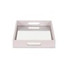Cheung's Labai Shagreen Mirrored Tray - White - 4 of 4