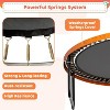 Zevemomo 14FT Trampoline with Safety Enclosure Net, Ladder, ASTM Approved. Outdoor Pumpkin Trampoline for Kids and Adults, Coated Metal Frame,orange - 2 of 4
