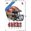 Trends International NFL San Francisco 49ers - Drip Helmet 20 Unframed Wall Poster Prints - 3 of 4