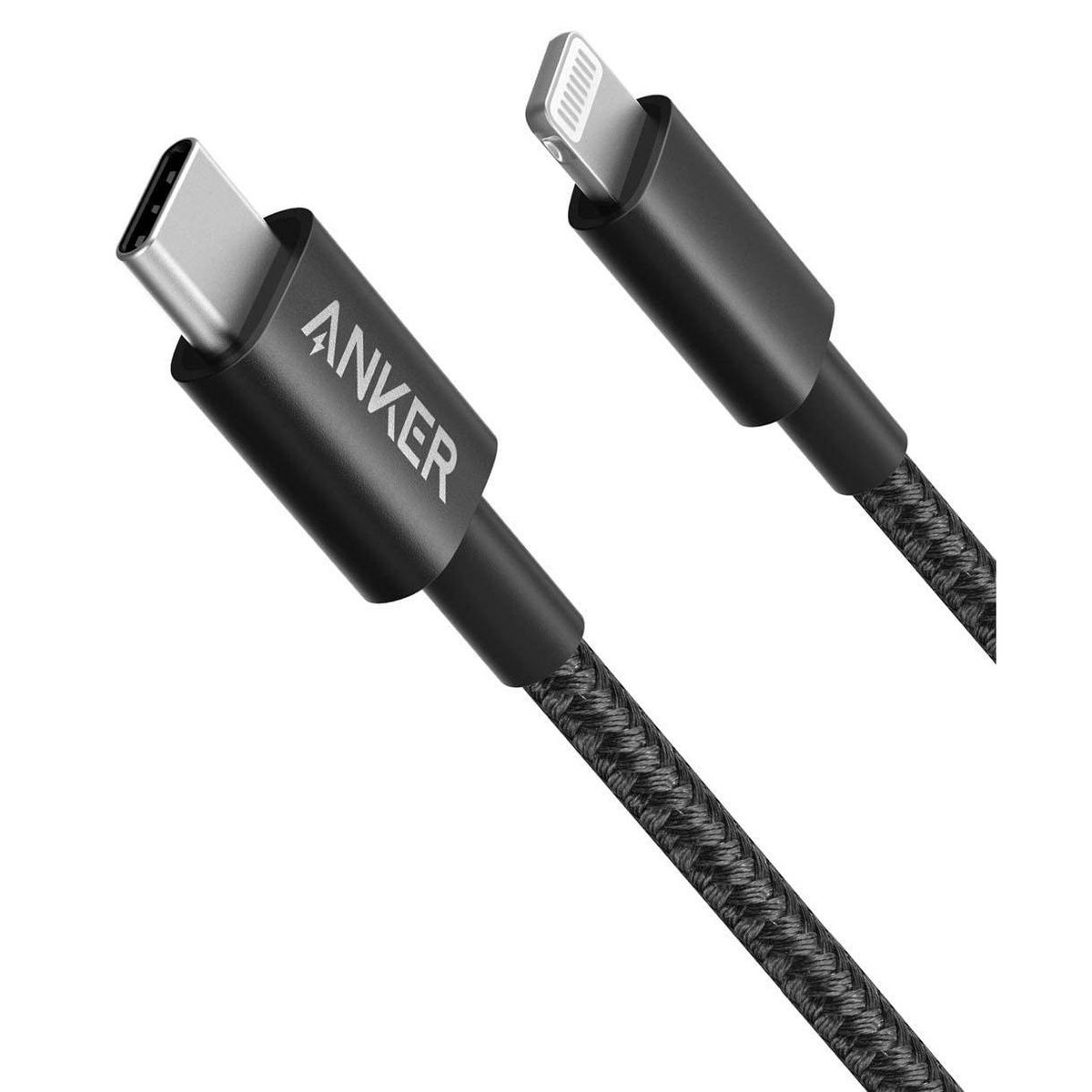 Anker New Nylon USB C to Lightning Cable, MFi-Certified Cord (6 ft, Black) | For iPhone 14 Series and More
