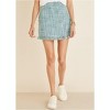 VENUS Womens Terrace Tweed Mini Skirt - 2 of 4
