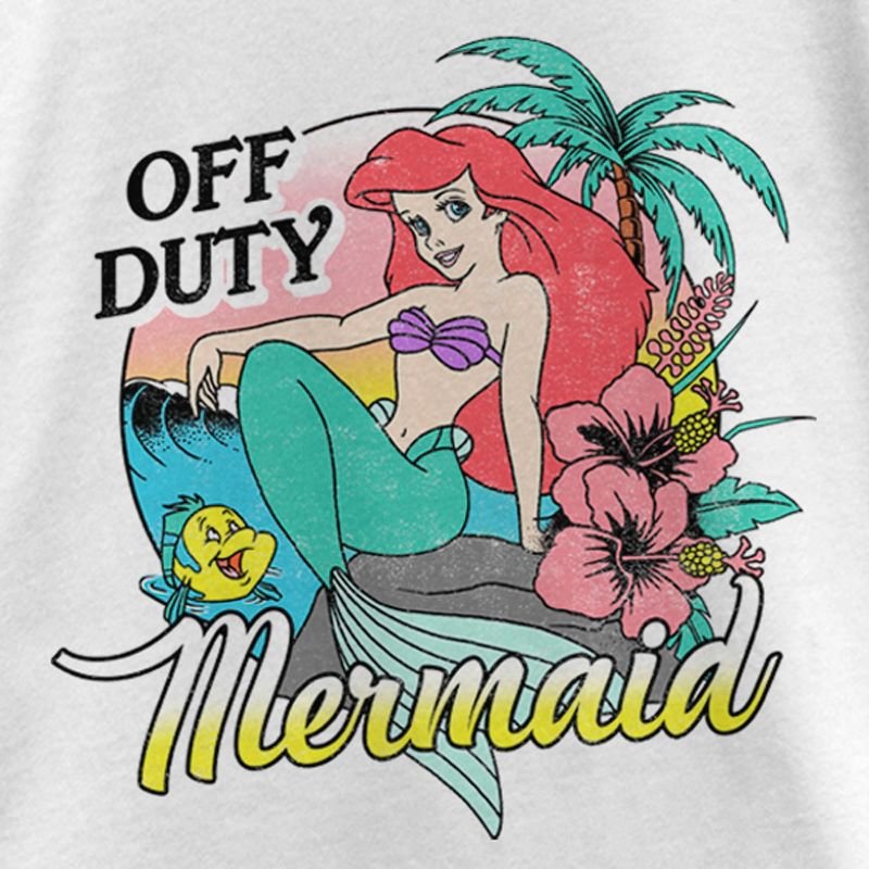 Girl's The Little Mermaid Off Duty Ariel T-Shirt, 2 of 5