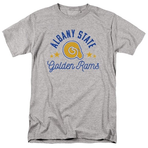 Albany State University Official Golden Rams Adult T-Shirt, Athletic Heather - image 1 of 4