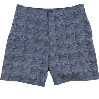 Calvin Klein Mens Wave Print Swim Bottom Board Shorts